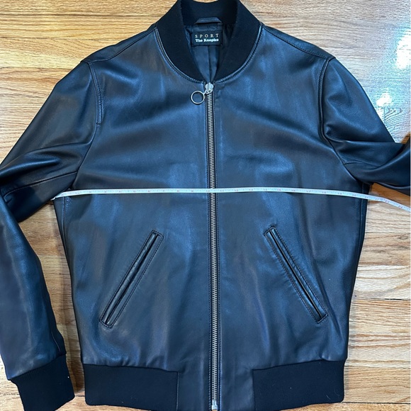 The Kooples Teddy Leather Varsity Jacket - Picture 8 of 13